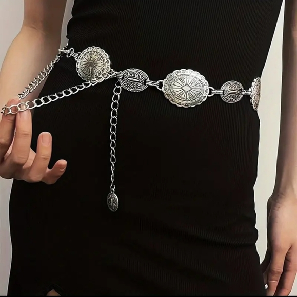 Ladies Classic Western Waist Chain - Picture 1 of 6